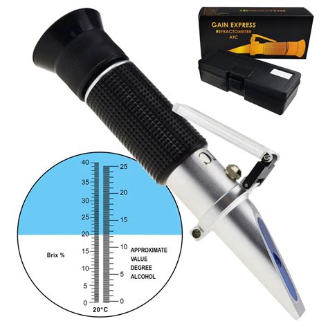 how to use a refractometer wine|grape refractometer.